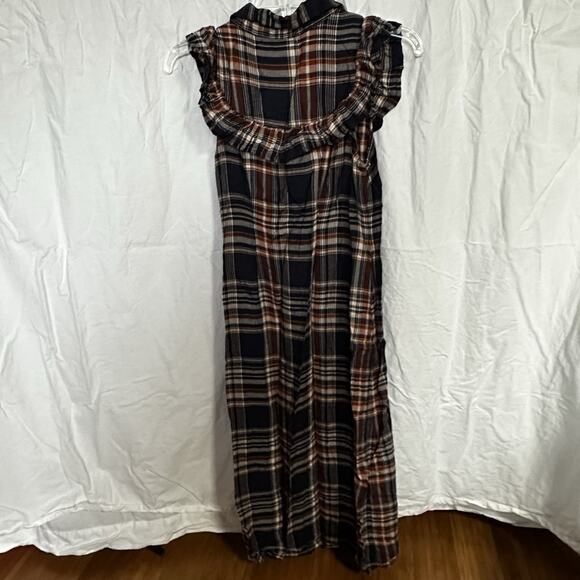 Universal Thread Goods Co Women's Plaid Fall Button Down Shirt Dress Size Small - Picture 4 of 5